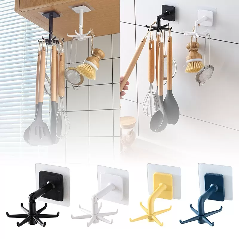 Kitchen Hook Multi-Purpose Hooks 360 Degrees Rotated Rotatable